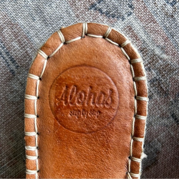 ALOHAS Suede Lace-Up Espadrille Platform Gladiator Sandals – Tan, Size 39 (US 8) - Picture 3 of 9
